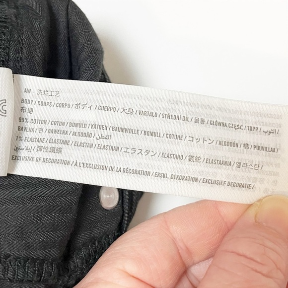 Abercrombie & Fitch Ankle Straight Ultra High Rise Jeans 26‎ 2 R black classic - Picture 7 of 13